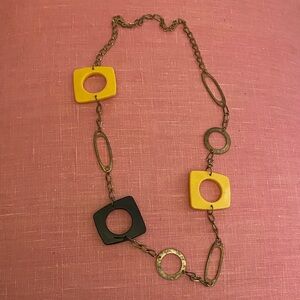 Vintage Geometric Chain  Necklaces